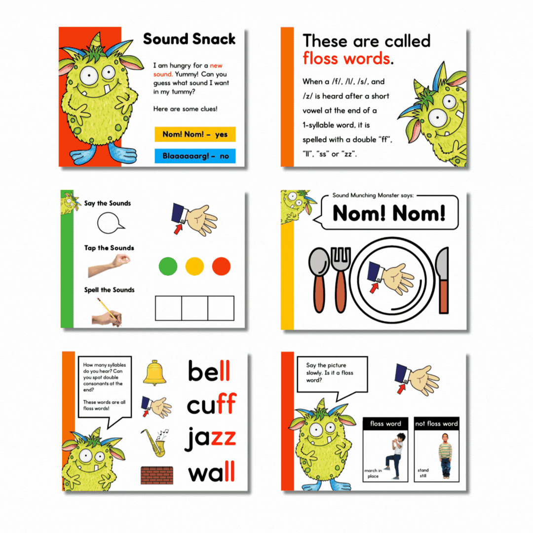 Phonics slides